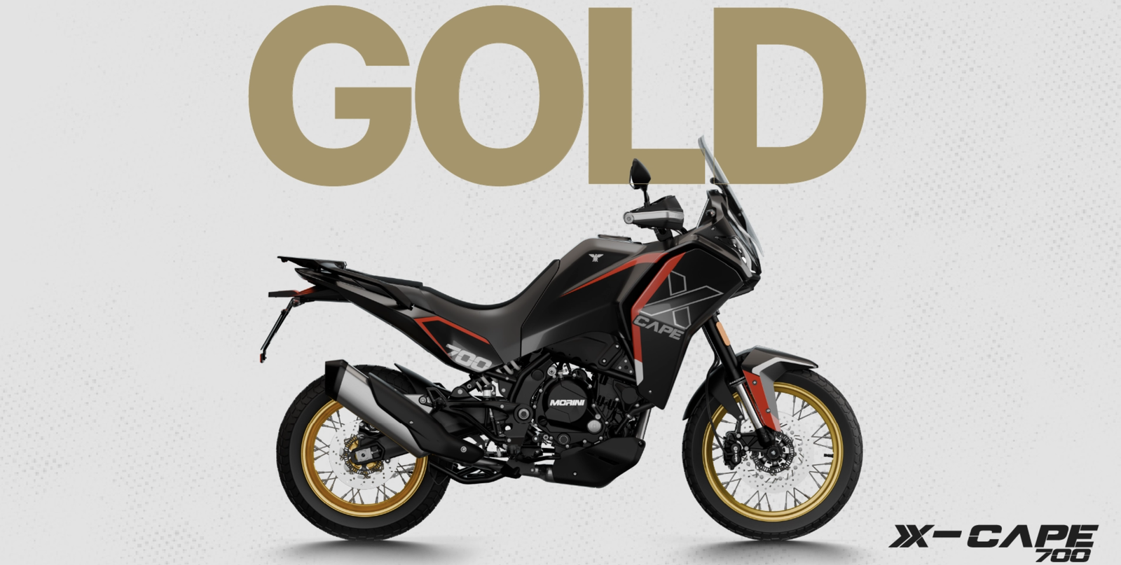 The new Moto Mornini X-Cape Gold Edition